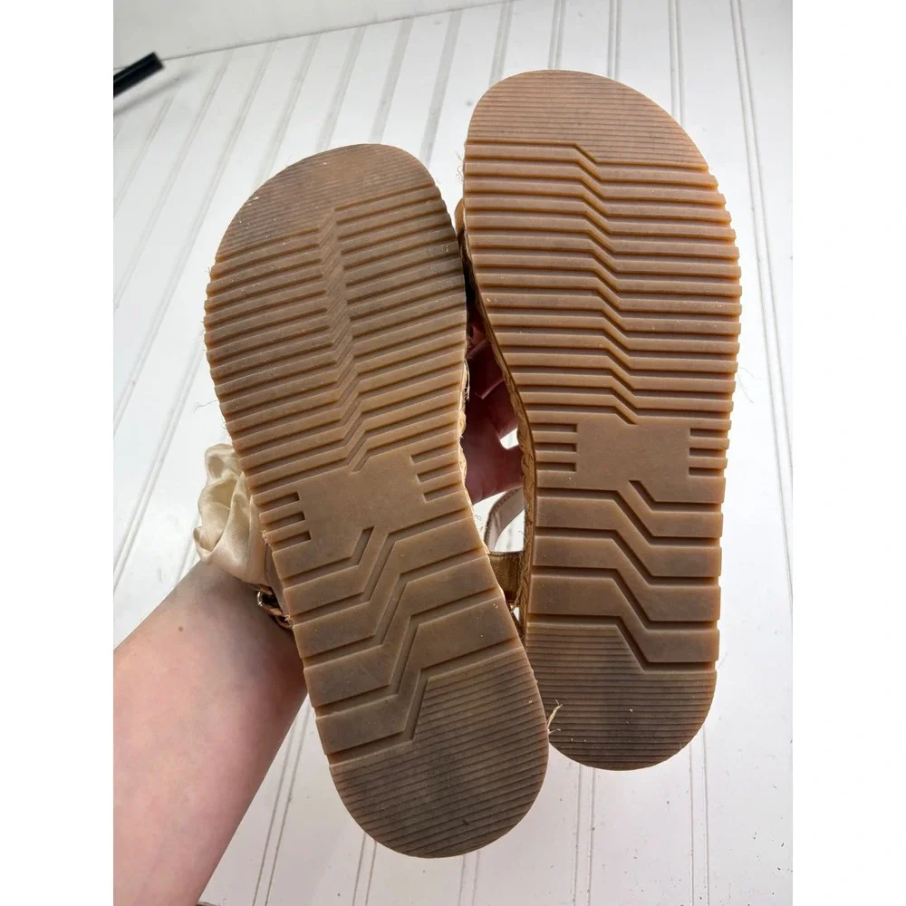 Naturalizer Vintage Y2K Neila Ankle Strap Espadrille Sandals Women's Size 7M